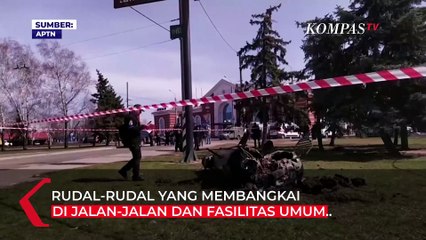 Bangkai Rudal Berukuran Besar Saksi Bisu Kehancuran Ukraina Akibat Serangan Rusia