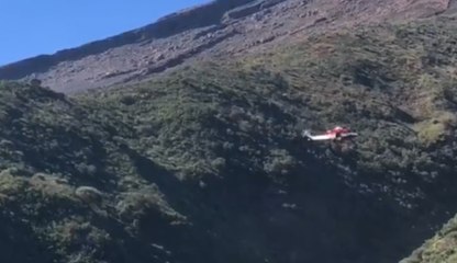 Stromboli (ME) - Soccorsi due escursionisti in un canalone a Vallonazzo (12.04.22)