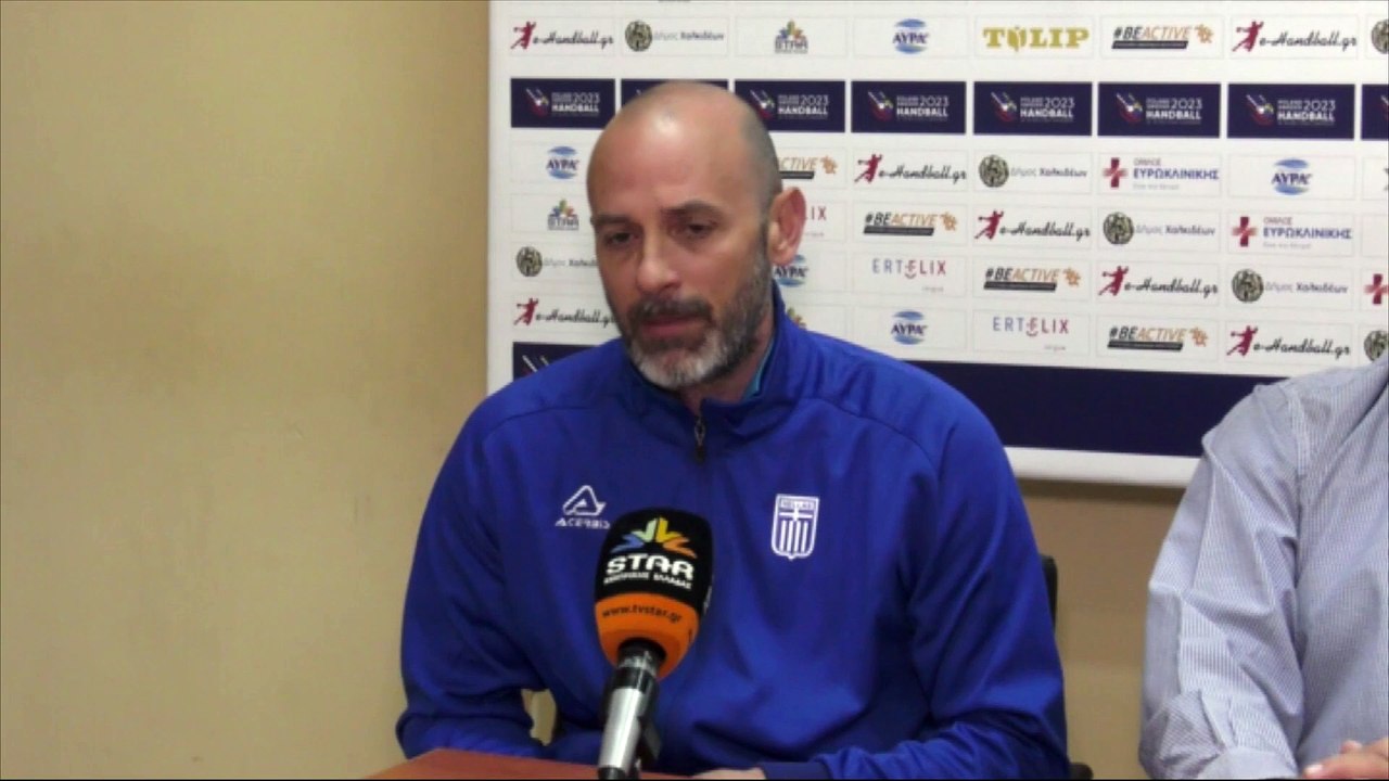Η συνέντευξη Τύπου για τον αγώνα χάντμπολ Ελλάδα-Μαυροβούνιο