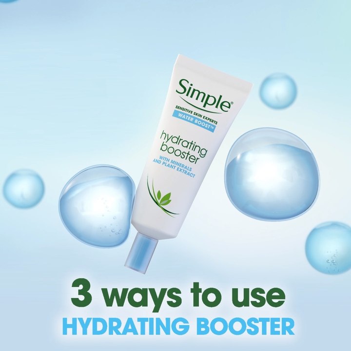 Simple Water Boost Hydration Rescue Set FREE Water Boost Sheet Mask 1pc