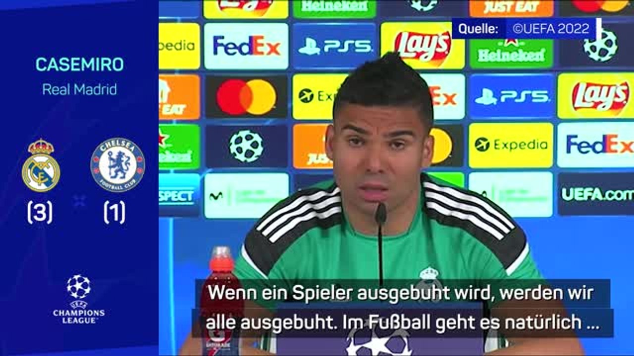 Casemiro verurteilt Buhrufe gegen Gareth Bale