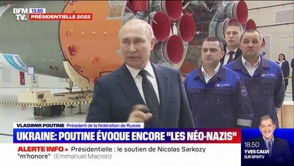 "L'affrontement avec les forces néo-nazies en Ukraine était inévitable, ils étaient en train de choisir un moment pour attaquer": Vladimir Poutine justifie une nouvelle fois son offensive