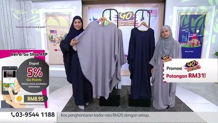 [Go Lokal] Najjah Lisa Abaya Set