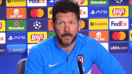 Simeone: "Las palabras son gratis, pero yo respeto a los colegas siempre"