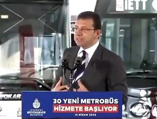 İmamoğlu, 30 yeni metrobüs ile ilgili konuştu: Yeter mi, yetmez; bizi engellemezlerse daha hızlı hallederiz