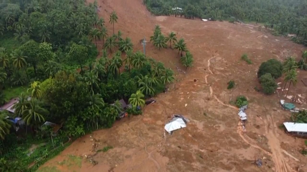 Philippines : au moins 42 morts après le passage de la tempête Megi, des villages engloutis
