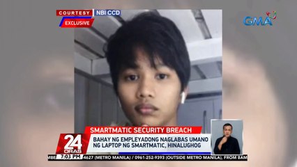 Bahay ng empleyadong naglabas umano ng laptop ng Smartmatic, hinalughog | 24 Oras
