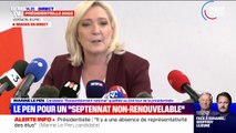 Marine Le Pen sur le soutien de Nicolas Sarkozy: 