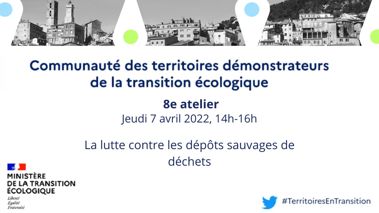 Atelier "La lutte contre les dépôts sauvages de déchets" | CGDD