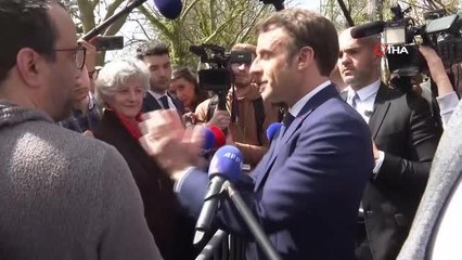 Macron, sağlık çalışanlarıyla bir araya geldiMacron: "Nicolas Sarkozy'nin desteği beni onurlandırıyor"
