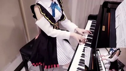 Nakiri Ayame Docchi-Docchi Song【Pan Piano】