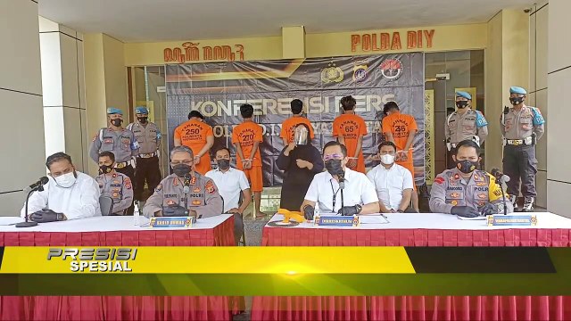 Polda DIY Amankan 5 Remaja Pelaku Kejahatan Jalanan