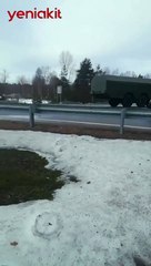 Rusya 'yok ederiz' diyerek tehdit etmişti! Rus ağır askeri teçhizatlar o bölgede görüldü