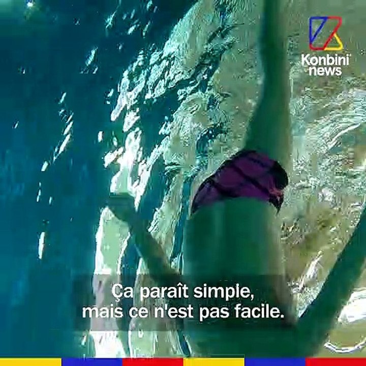 Jean-Philippe est le seul homme à pratiquer la natation synchronisée en Suisse