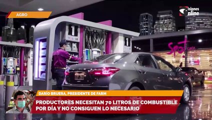 Productores necesitan 70 litros de combustible por día y no consiguen lo necesario