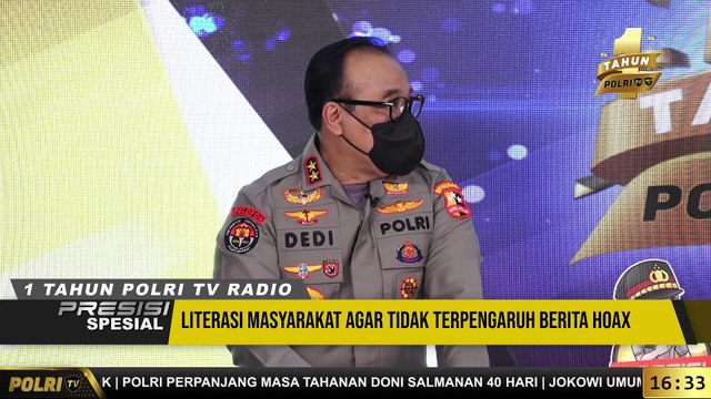 Live Dialog Bersama Kadiv Humas Polri Irjen Pol Dedi Prasetyo
