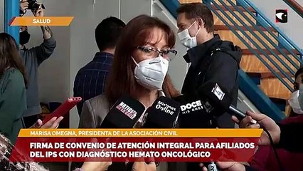 Firma de convenio de atención integral para afiliados del IPS con diagnóstico hemato oncológico