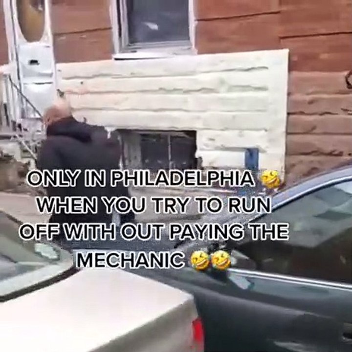Un mécanicien arrête un client qui veut partir sans payer (Philadelphie)