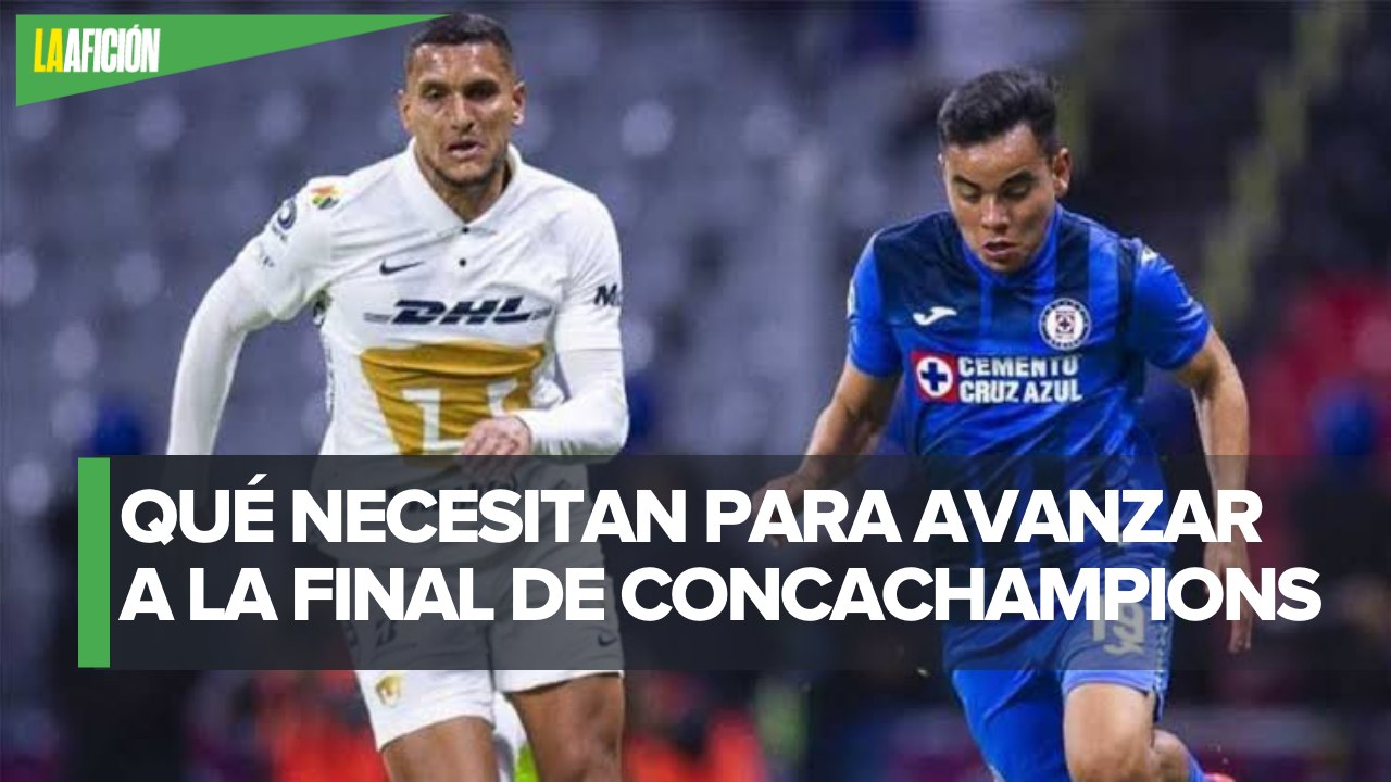 Cruz Azul vs Pumas se juegan el pase a la final de la Concachampions 2022