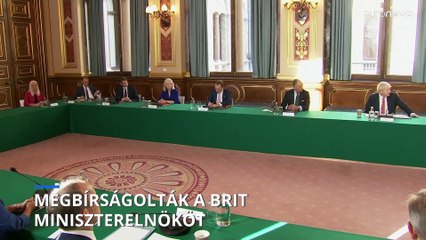 Pénzbírságot kapott Boris Johnson brit miniszterelnök a járvány alatt tartott bulik miatt