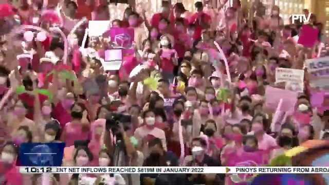 Leni-Kiko tandem woos voters in San Fernando, La Union