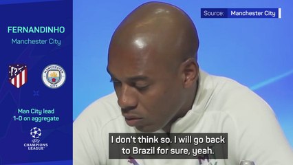 Guardiola shocked by Fernandinho's Man City exit plans