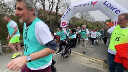 Top départ de la course Rando Handi
