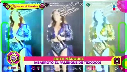 Hijo de Edith Márquez abrió el concierto de la cantante en Texcoco