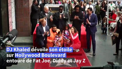 DJ Khaled dévoile son étoile sur le Hollywood Walk of Fame