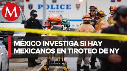 Consulado investiga si hay mexicanos heridos tras tiroteo en metro de Brooklyn: SRE