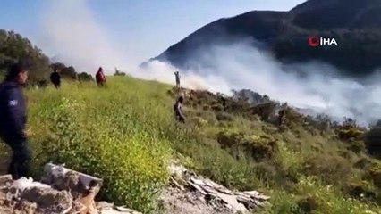 Muğla’da yangın paniği! Ormanlık alana sıçraması an meselesiydi