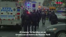 VÍDEO | Al menos 16 heridos en un tiroteo en el metro de Nueva York