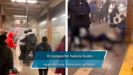 Reportan varios heridos durante tiroteo en el metro de Nueva York