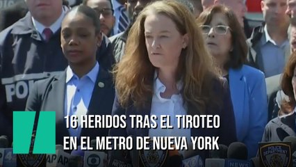 16 heridos tras el tiroteo en el metro de Nueva York