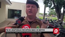 PM DE ARAPONGAS RECUPERA MAIS 20 MOTOS