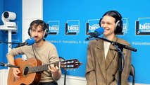 Marine & Julio en live dans l'Happy Hour de France Bleu Roussillon , interprètent Nue de Clara Luciani