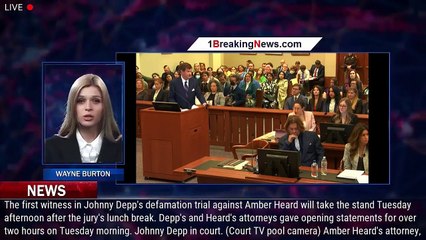 Johnny Depp, Amber Heard trial: First witness to testify - 1breakingnews.com