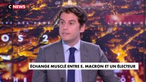 Gabriel Attal sur l'accrochage d'Emmanuel Macron : «Marine Le Pen fait une campagne en chaussons pendant que le chef de l'Etat va sur le terrain»