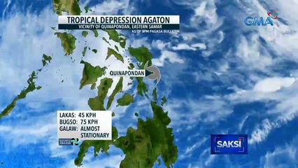 Signal No. 1, nakataas pa rin sa ilang bahagi ng bansa dahil sa Bagyong Agaton | Saksi