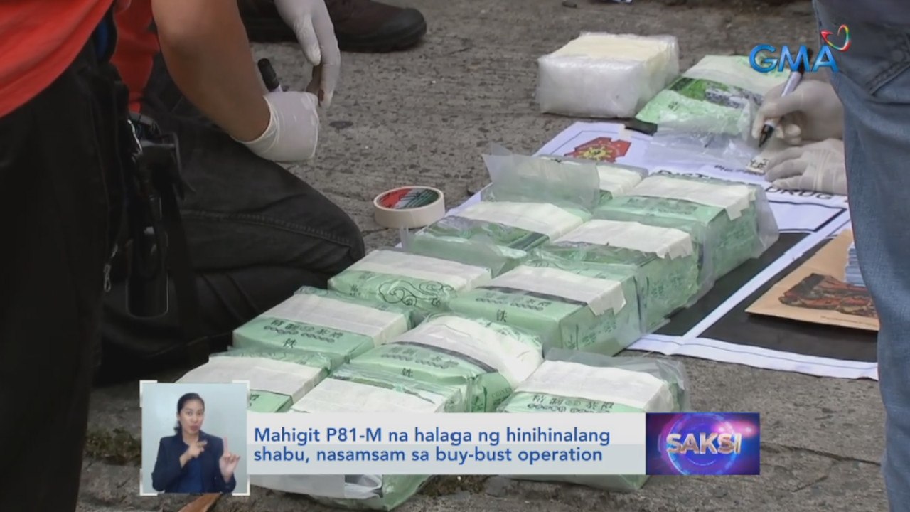 Mahigit P81-M na halaga ng hinihinalang shabu, nasamsam sa buy-bust operation | Saksi