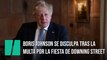 Boris Johnson se disculpa tras ser multado por las fiestas en Downing Street