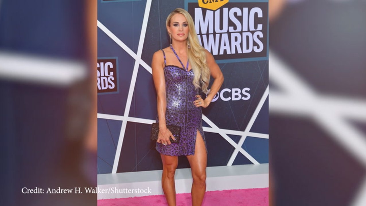Carrie Underwood Channels Pink With Acrobatic Moves At CMT Awards