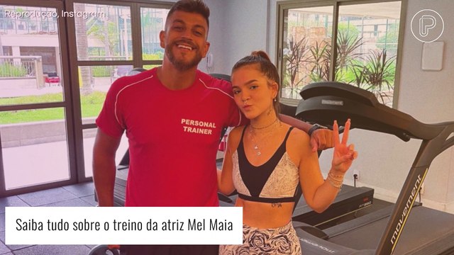 Mel Maia retoma treinos 3x por semana e personal da atriz explica exercícios: 'Objetivo é tonificar e definir o corpo'