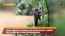 En el arroyo tararira encontraron el cuerpo de la niña de 2 años desaparecida