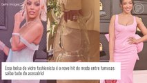 Essa bolsa de vidro fashionista é o novo hit de moda entre famosas: saiba tudo do acessório!