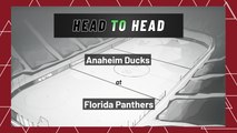 Anaheim Ducks at Florida Panthers: Total Goals Over/Under, April 12, 2022