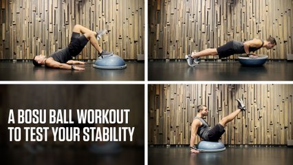A Bosu Ball Workout to Test Your Stability