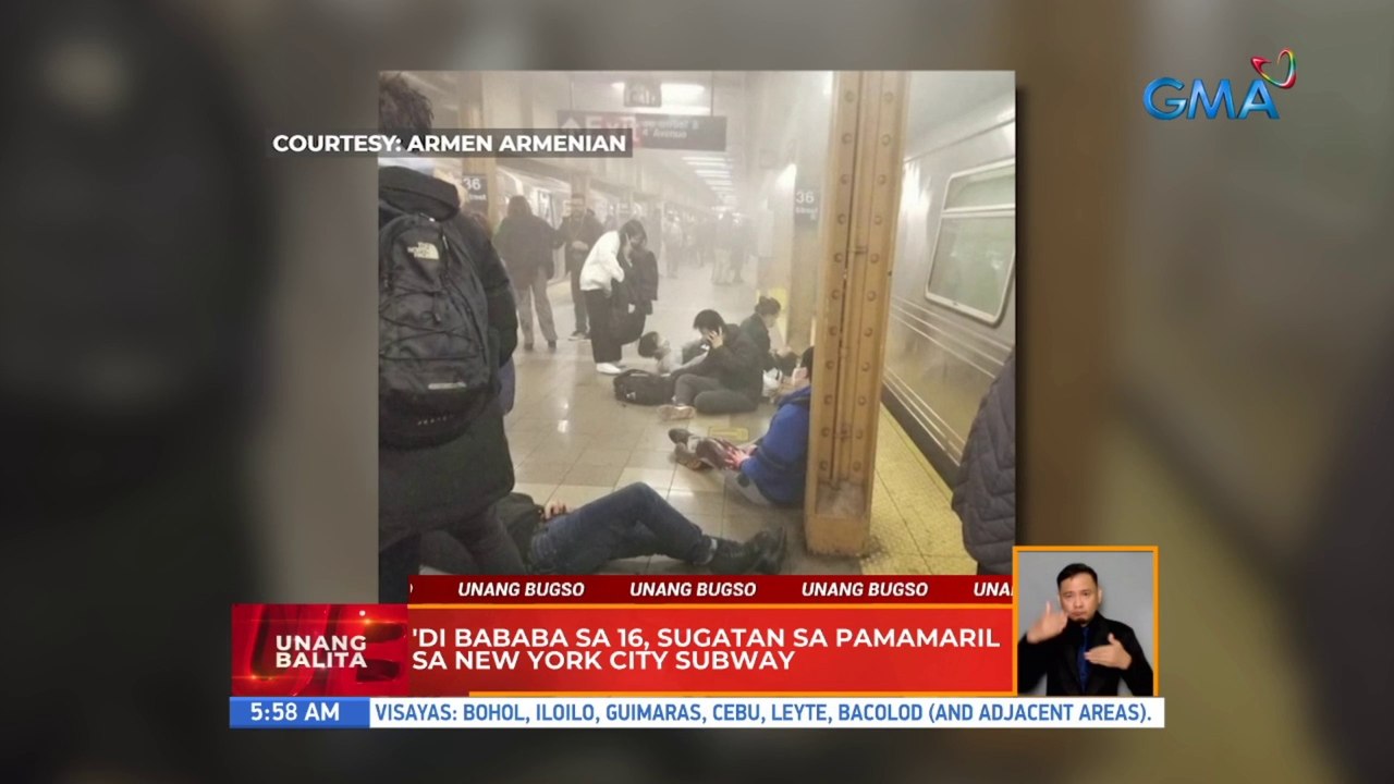 Di bababa sa 16, sugatan sa pamamaril sa New York City subway | UB
