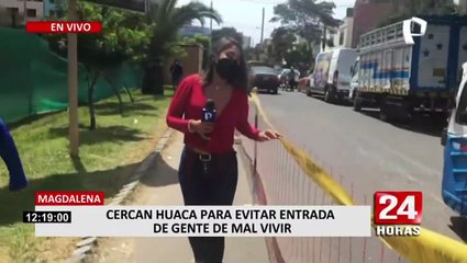 Huaca Huantille: vecinos molestos por demora en los trabajos de mantenimiento