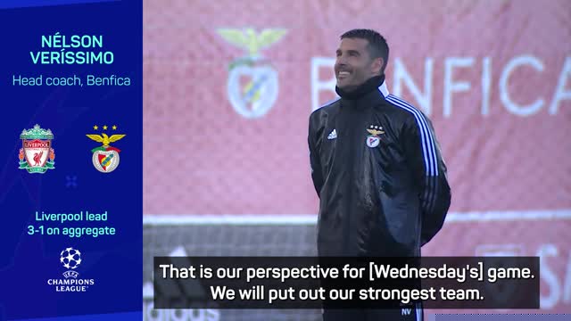 Benfica's Verissimo dreaming of unlikely Anfield comeback